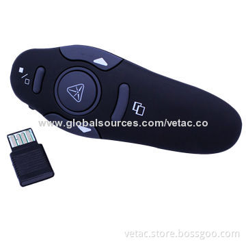 RF Wireless Laser Pointer for PPT, AAA x 1 Battery